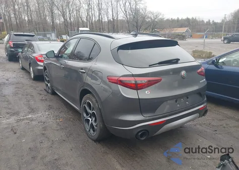 2022 Alfa Romeo Stelvio Ti Awd из США, поврежденный, VIN ZASPAKBN6N7D31686